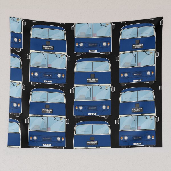 Item preview, A1 Service (Ayrshire Bus Owners) Atlantean Bus ASD31T Irvine 80s 90s  Illustration designed and sold by BFXIII.