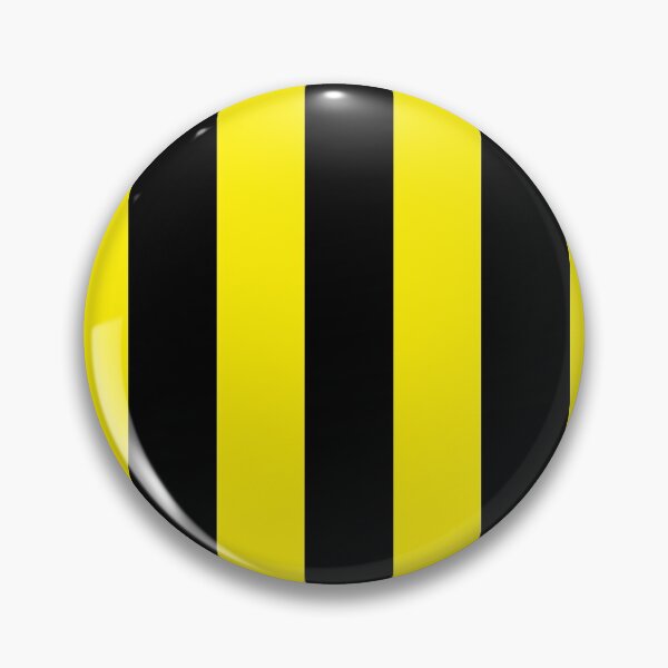 Item preview, Black & yellow team colours (stripes) designed and sold by NiceEggThreads.