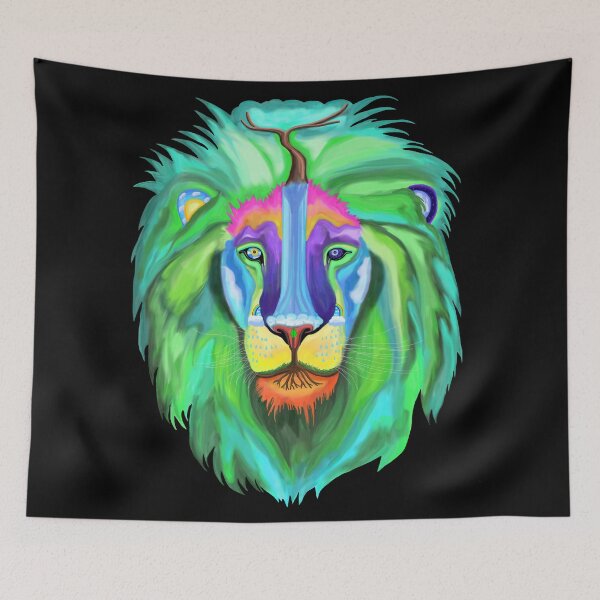 Item preview, Psychedelic Nature of the Lion  designed and sold by Deborah Camp.