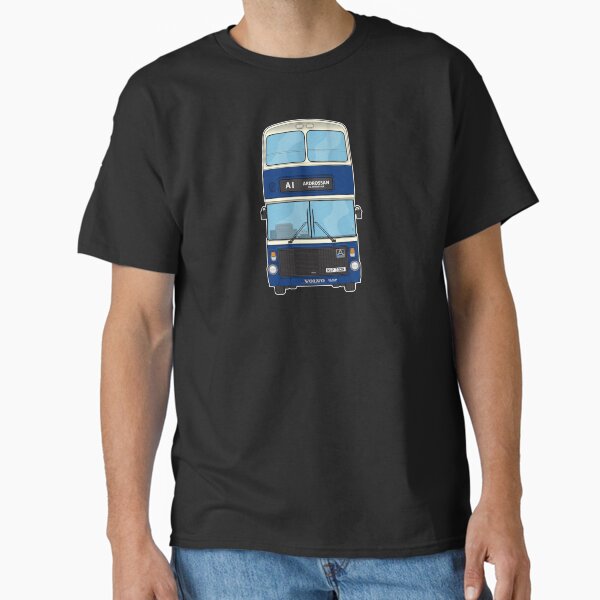Item preview, A1 Service (Ayrshire Bus Owners) Ailsa Bus NSP332R Ardrossan 80s 90s  Illustration designed and sold by BFXIII.