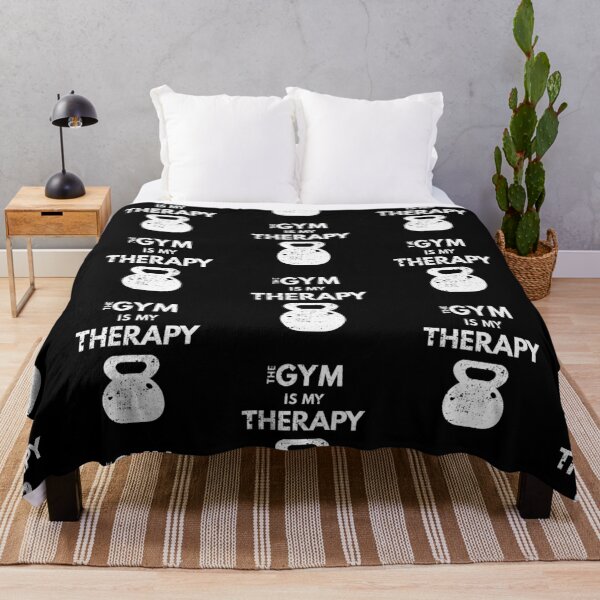 Item preview, The gym is my Therapy - Vintage designed and sold by FunSilly.