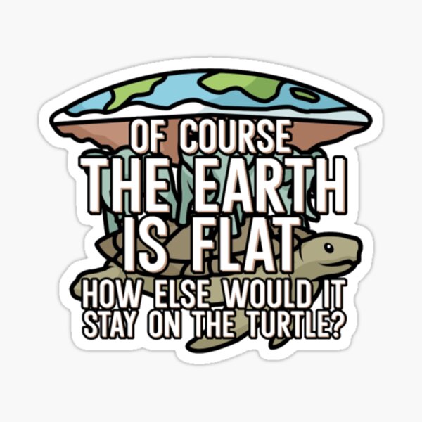 Item preview, Of course the earth is flat Mask Tshirt designed and sold by Clavitaps.