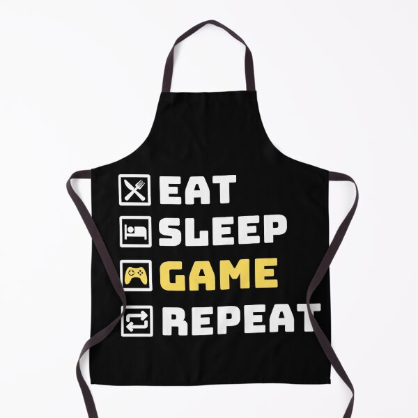 Item preview, Eat Sleep Game Repeat - Game Lovers and Professional Gamers Gaming Essential Gift & Design designed and sold by OneandHalf.