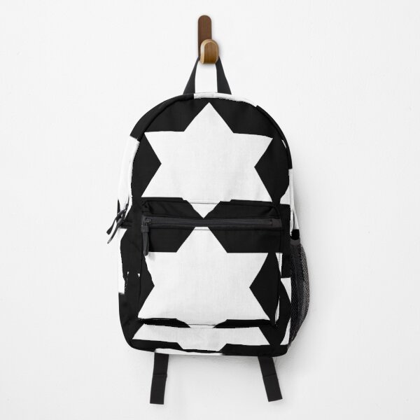 Item preview, White 6 pointed Star on Black designed and sold by Greenwood2112.