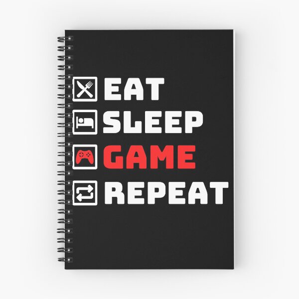 Item preview, Eat Sleep Game Repeat - Game Lovers and Professional Gamers Gaming Essential Best Gift & Design designed and sold by OneandHalf.