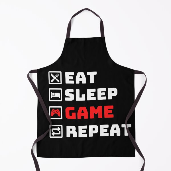 Item preview, Eat Sleep Game Repeat - Game Lovers and Professional Gamers Gaming Essential Best Gift & Design designed and sold by OneandHalf.