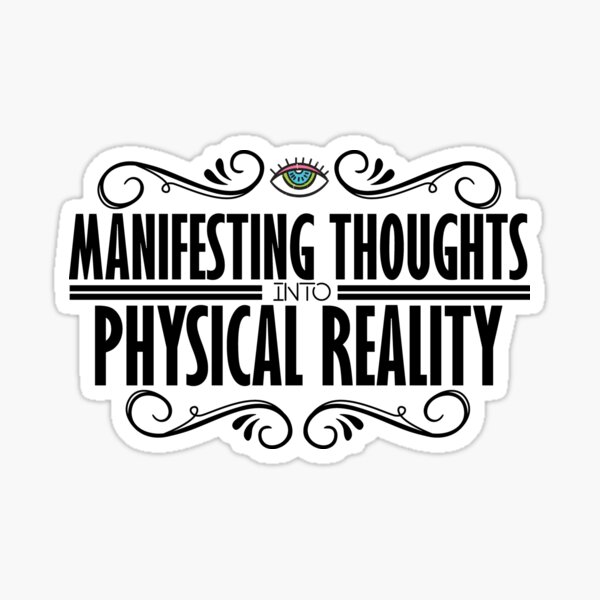 Item preview, MANIFESTING THOUGHTS INTO PHYSICAL REALITY | Spiritual Great Graphic Designs designed and sold by OrginsClothing.
