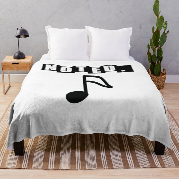 Item preview, Noted Semiquaver - White designed and sold by BusyMonkeys.