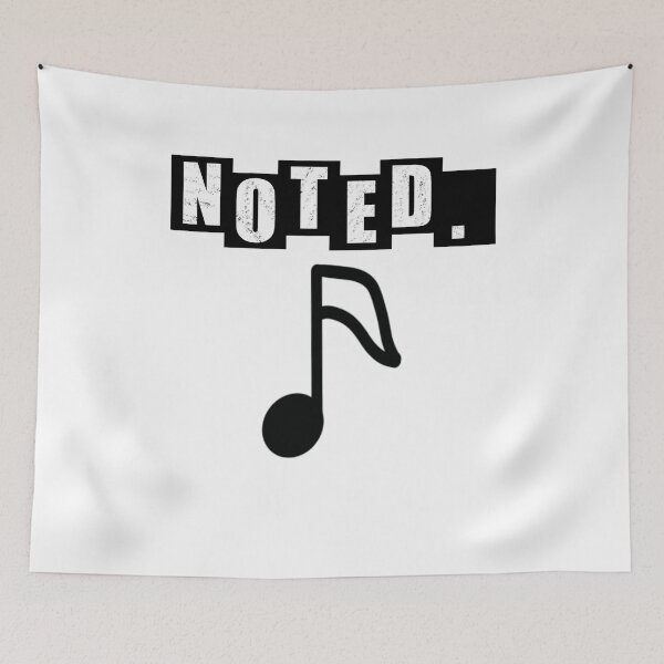 Item preview, Noted Semiquaver - White designed and sold by BusyMonkeys.