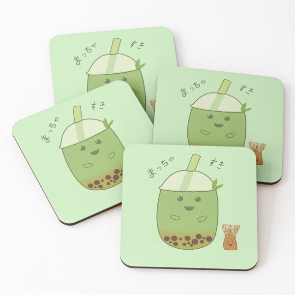 Item preview, Matcha Bubble Tea, Japanese Tea designed and sold by jvcoart.