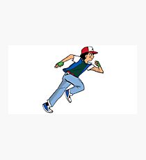 Ash Ketchum Running Photographic Print