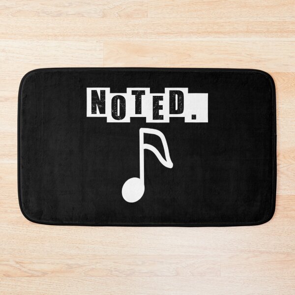 Item preview, Noted Semiquaver - Black designed and sold by BusyMonkeys.