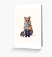 Fuchs Grußkarte