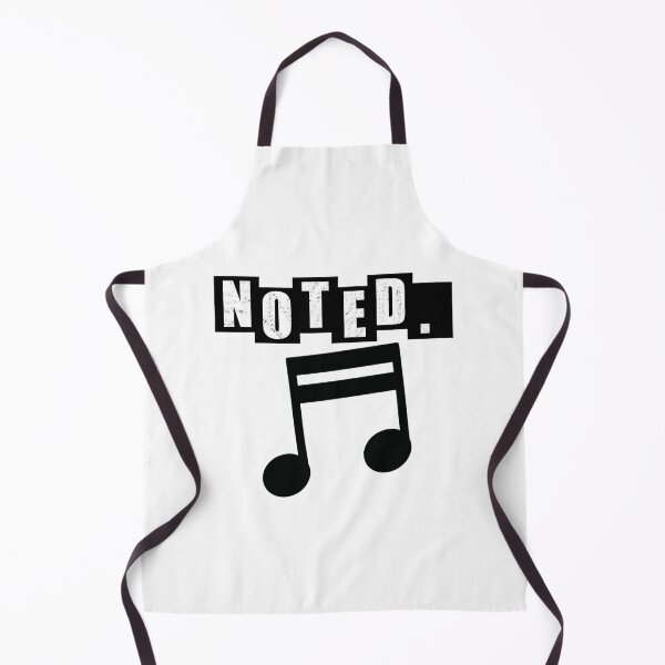 Item preview, Noted Semiquaver - Double - White designed and sold by BusyMonkeys.