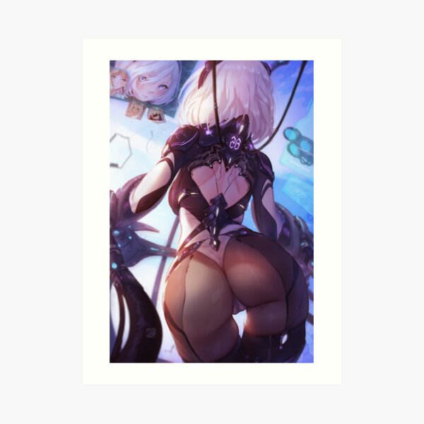 Pilot 2B | Nier Automata Art Print