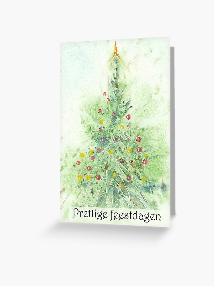 Thumbnail 1 of 2, Greeting Card, Kerstkaart 3 designed and sold by Rudi-Bloes.