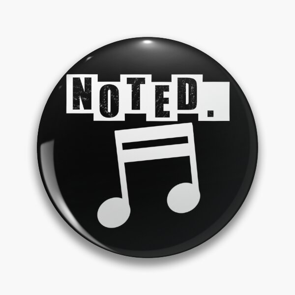 Item preview, Noted Semiquaver - Double - Black designed and sold by BusyMonkeys.