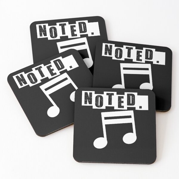 Item preview, Noted Semiquaver - Double - Black designed and sold by BusyMonkeys.
