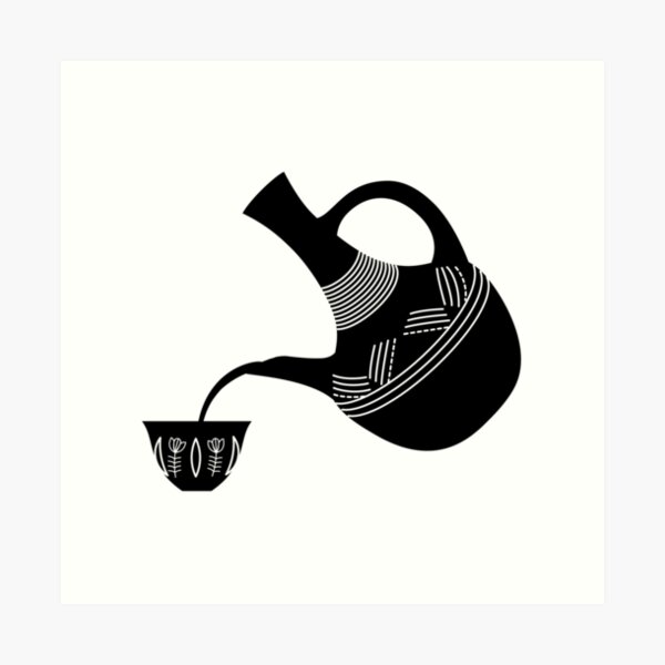 Pouring Jebena Art Print