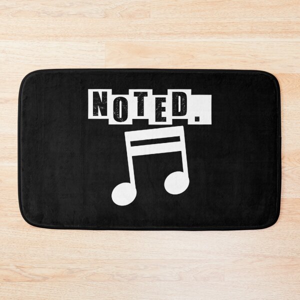 Item preview, Noted Semiquaver - Double - Black designed and sold by BusyMonkeys.