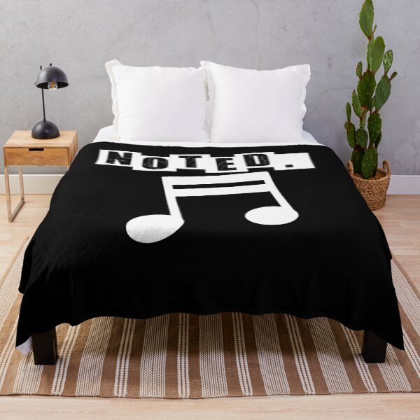 Item preview, Noted Semiquaver - Double - Black designed and sold by BusyMonkeys.