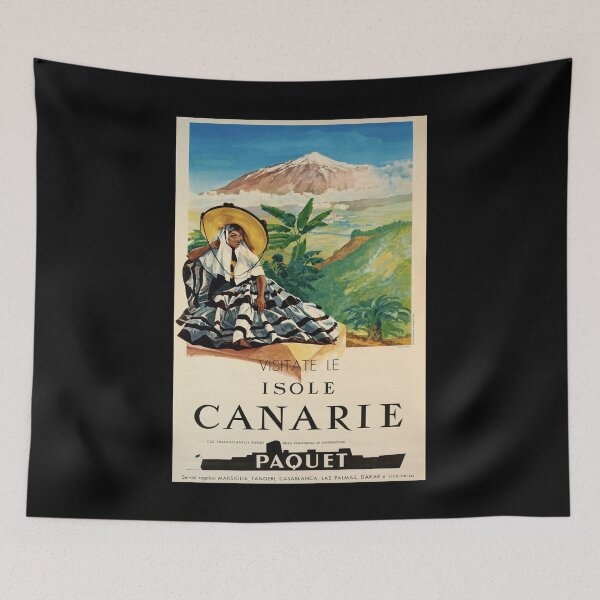 Item preview, retro classic Visitate Isole Canarie poster designed and sold by CorasPosters.