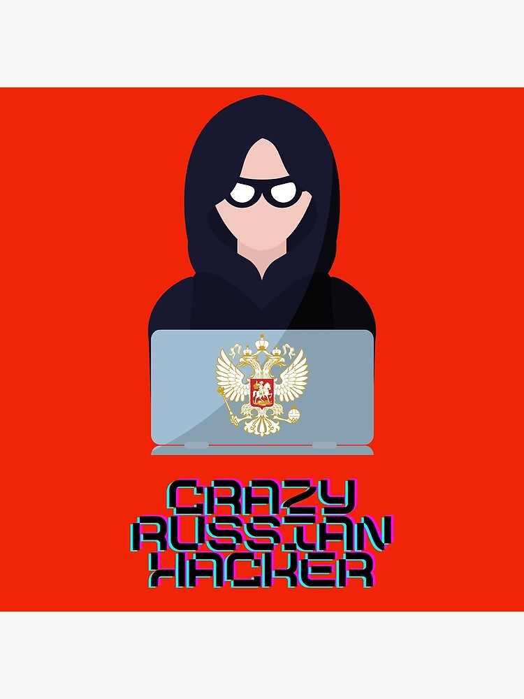 "Crazy Russian Hacker" Poster for Sale by Mamibo Redbubble