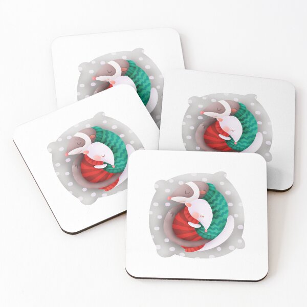 Item preview, Ferrets holidays - Christmas - D23 designed and sold by MVG designs.