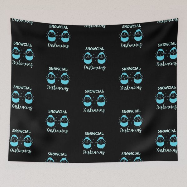 Item preview, Snowcial Distancing 2020  designed and sold by FitFabFunny.