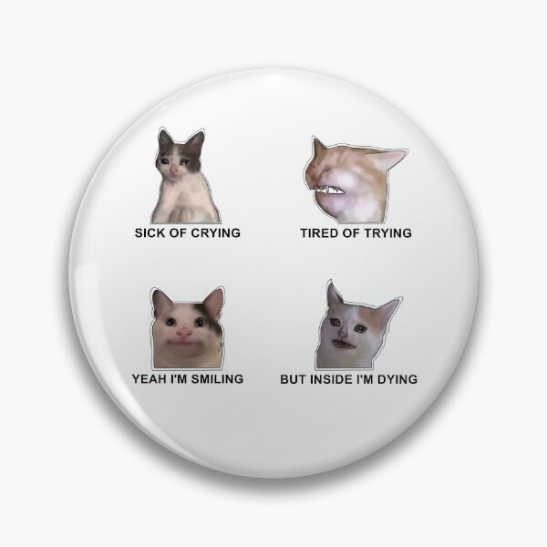 Item preview, Sad, depressed cats  designed and sold by Alenas-Store.