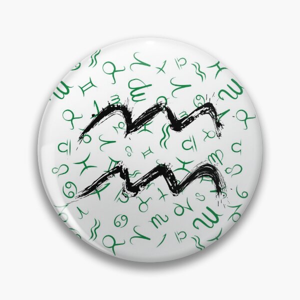 Item preview, Zodiac Sign Test Green Aquarius designed and sold by kyds.