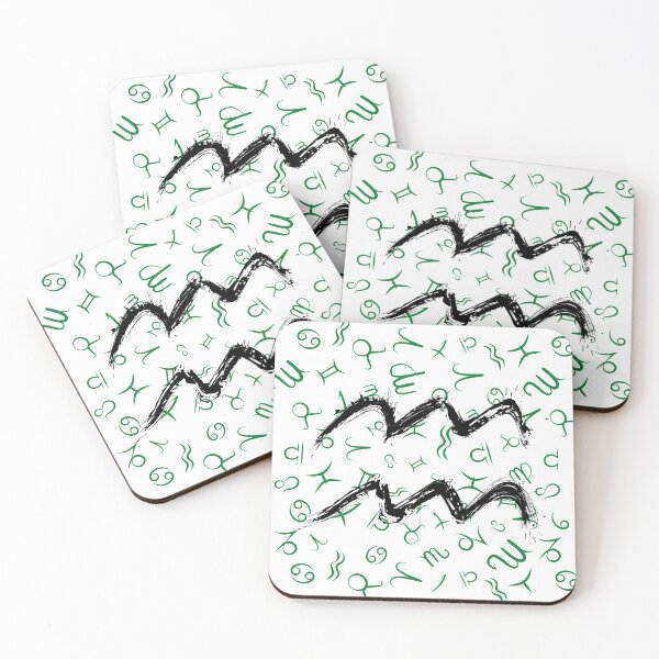 Item preview, Zodiac Sign Test Green Aquarius designed and sold by kyds.
