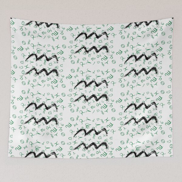 Item preview, Zodiac Sign Test Green Aquarius designed and sold by kyds.