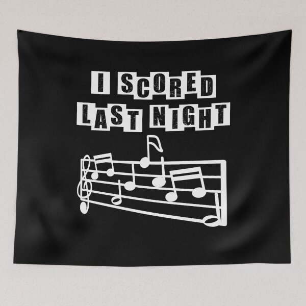 Item preview, I scored last night - Black designed and sold by BusyMonkeys.