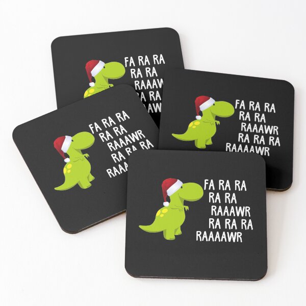Item preview, Fa Ra Ra Ra Ra Raaawr Ra Ra Ra Raaawr Dinosaur Santa Christmas Dinosaur designed and sold by Nrlifecreations.