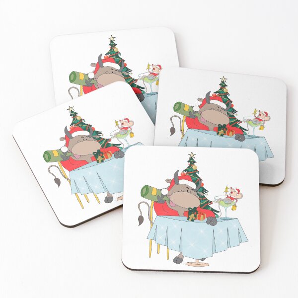 Item preview, bull and mouse meet the new year, designed and sold by AvotArt.
