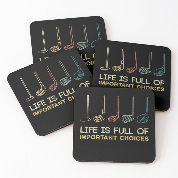 Item preview, Funny Life is Full of Important Choices Golf Gift for Golf Lovers Man and Woman designed and sold by pedrored369.