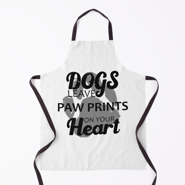 Item preview, Dogs Leave Paw Prints On Your Heart designed and sold by printrendstore.