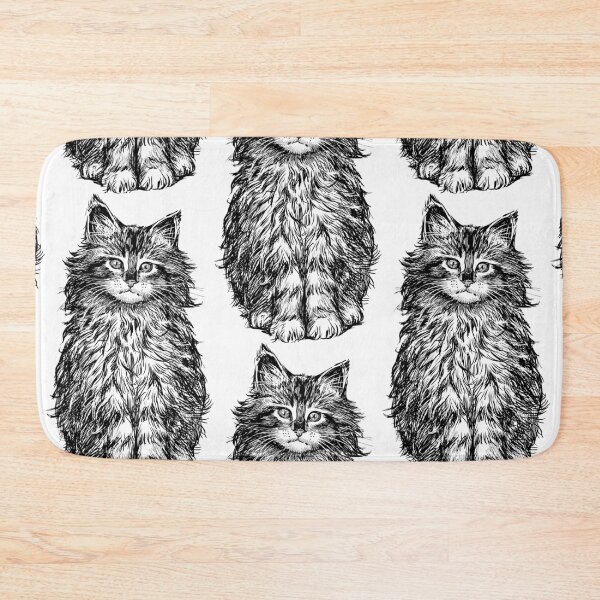 Item preview, Black cat , Cat Kitten Drawing designed and sold by Bashar-Design.