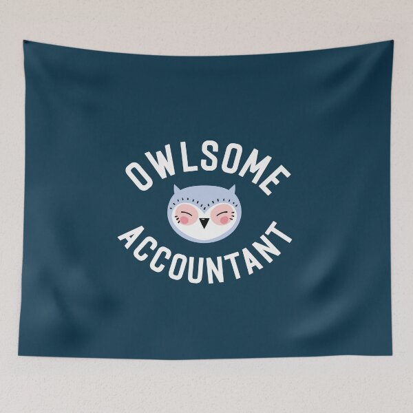 Item preview, Owlsome Accountant Pun - Funny Gift Idea designed and sold by betternotes.