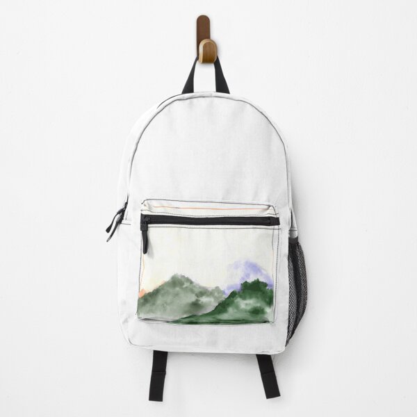 Item preview, Foggy Monsoon Forest Watercolor Landscape designed and sold by EightWinds.