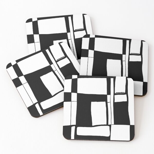 Item preview, Black and white abstract art designed and sold by AxRiiseDesign.
