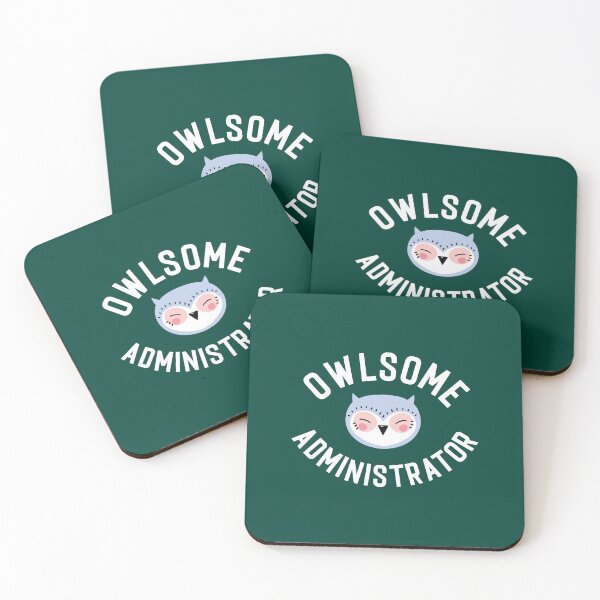Item preview, Owlsome Administrator Pun - Funny Gift Idea designed and sold by betternotes.