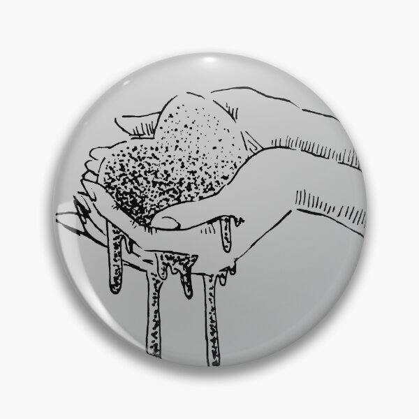 Item preview, slippery, melting heart -grey designed and sold by bunnyEmanArt.
