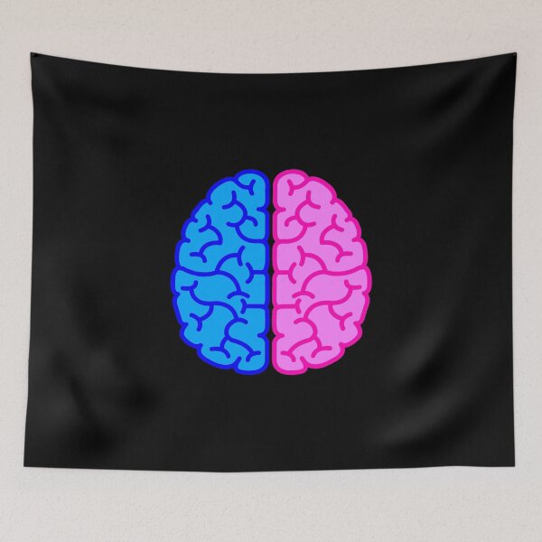 Item preview, Brain Blue & Pink designed and sold by ArtofDissent.