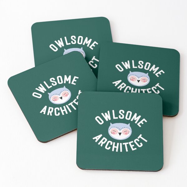 Item preview, Owlsome Architect Pun - Funny Gift Idea designed and sold by betternotes.