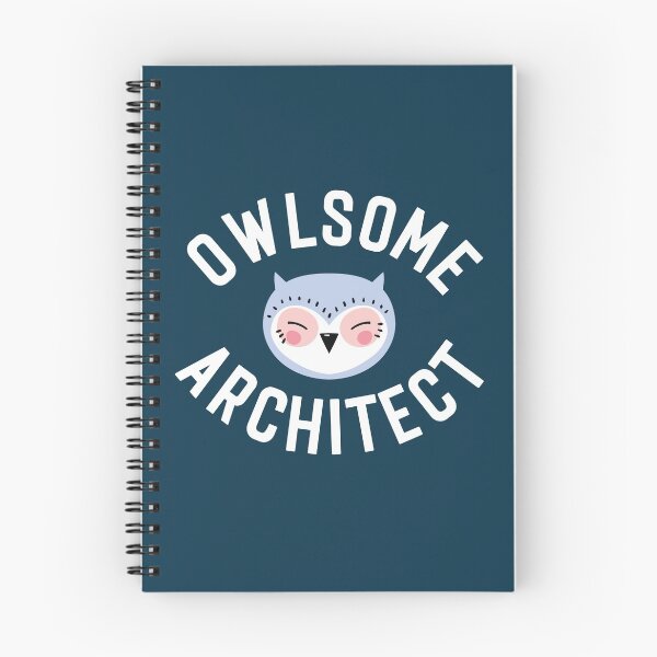 Item preview, Owlsome Architect Pun - Funny Gift Idea designed and sold by betternotes.