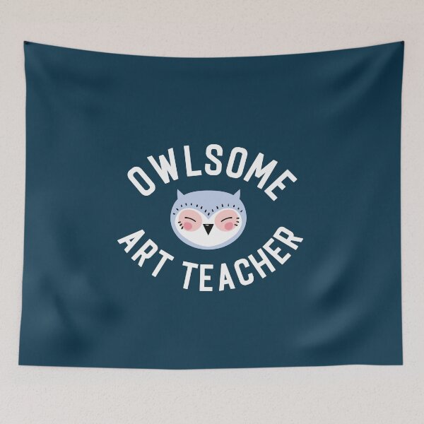 Item preview, Owlsome Art Teacher Pun - Funny Gift Idea designed and sold by betternotes.