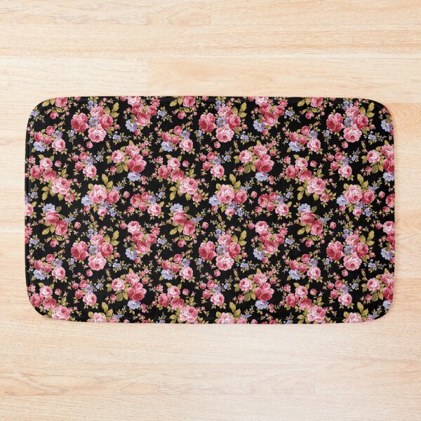Item preview, Black Floral Pattern Print designed and sold by jomiang91.
