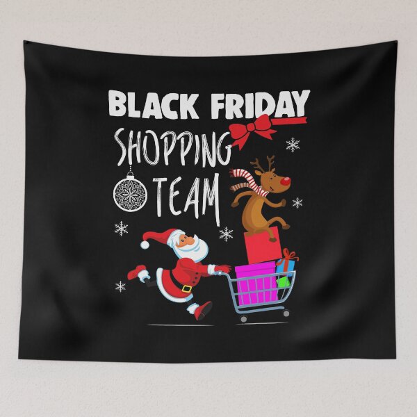 Item preview, Black Friday Shopping Team, Holiday Shirts, Santa And Rudolph Shirt, Shopping Team Shirt, Black Friday Squad, Holiday Shopping designed and sold by Nrlifecreations.